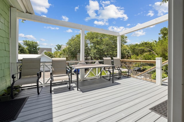 2218 Myrtle Ave, Sullivans Island, SC 29482 - view of wooden deck
