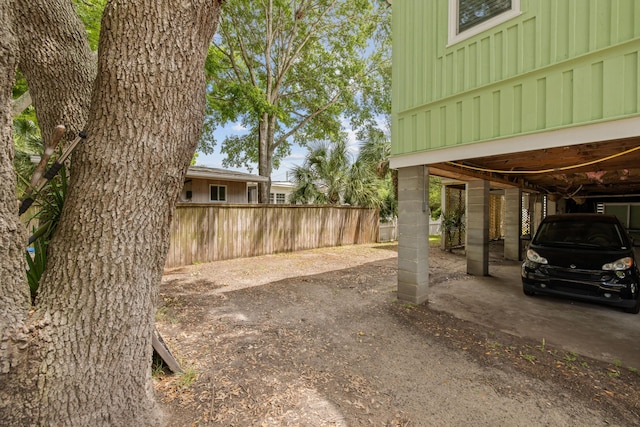 2218 Myrtle Ave, Sullivans Island, SC 29482 - view of yard with a carport