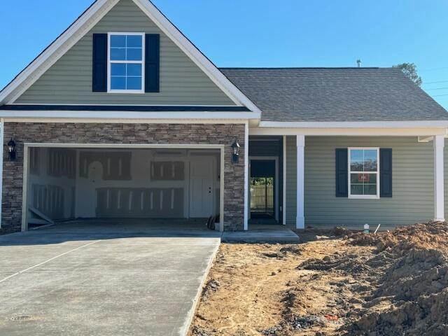 view of front of home with a porch