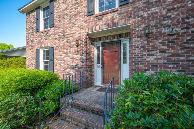 305 Whitewood Ct, Moncks Corner, SC 29461 - doorway to property with brick siding