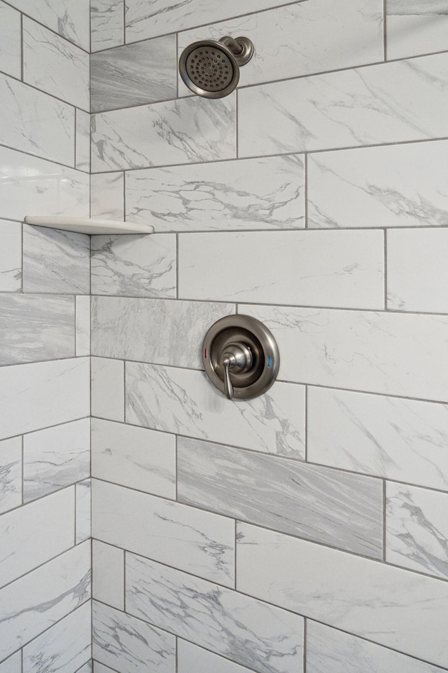 room details featuring tiled shower