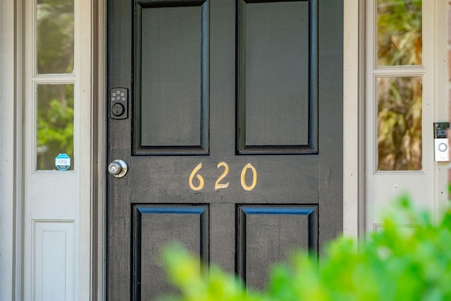 view of entrance to property