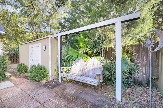 view of outbuilding