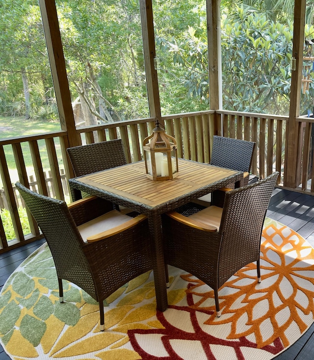 1736 James Basford Pl, Mount Pleasant, SC 29466 - sunroom / solarium with outdoor dining area