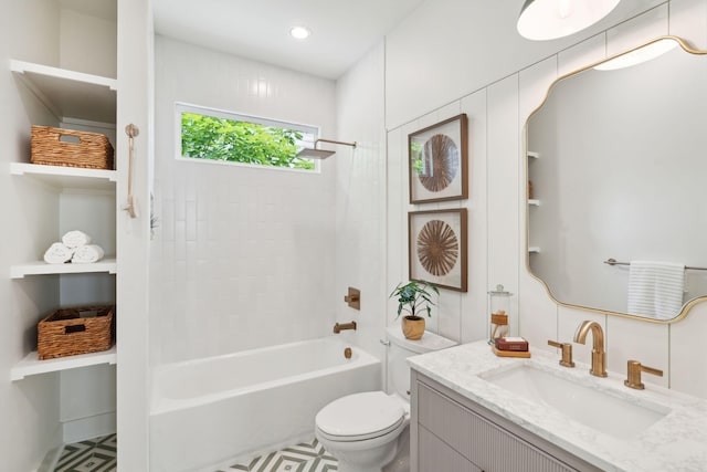 4620 Ohear Ave, North Charleston, SC 29405 - full bath with vanity, toilet, and shower / bath combination