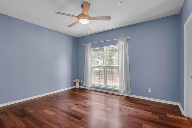 700 Daniel Ellis Dr Unit 3108, Charleston, SC 29412 - empty room with ceiling fan and wood finished floors
