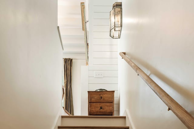 view of staircase