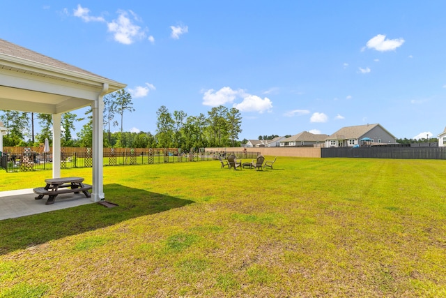 1173 Wading Point Blvd, Huger, SC 29450 - view of yard with a patio