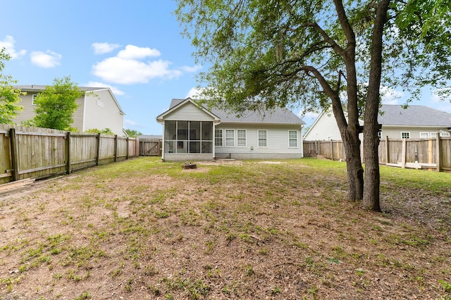 5332 Copley Cir, Summerville, SC 29485 - rear view of property with a sunroom