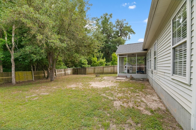 5332 Copley Cir, Summerville, SC 29485 - view of yard with a sunroom
