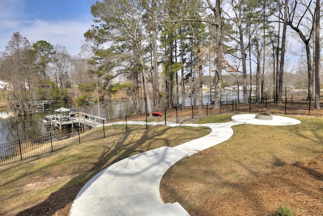1762 James Loop Rd, Manning, SC 29102 - view of community with a water view and view of scattered trees