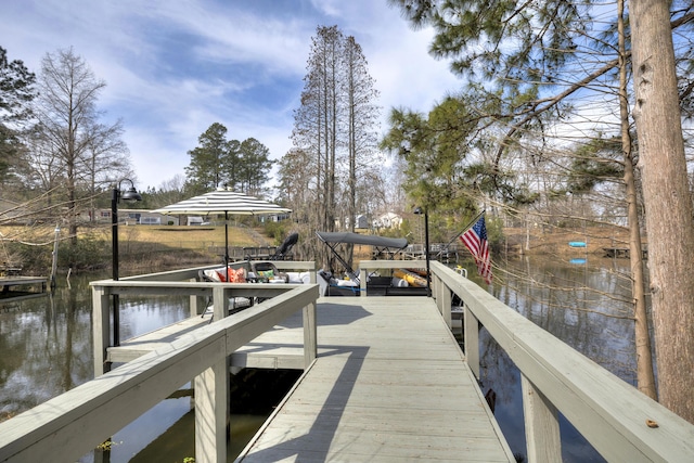 1762 James Loop Rd, Manning, SC 29102 - dock area with a water view
