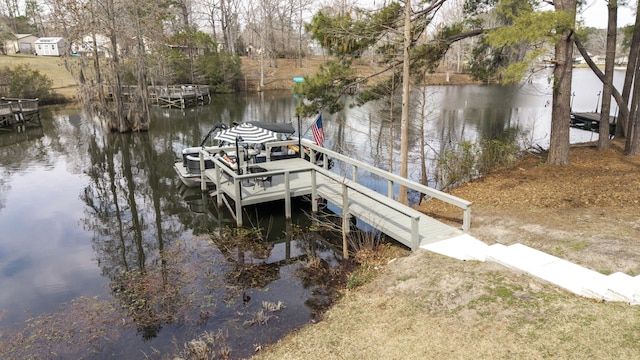 1762 James Loop Rd, Manning, SC 29102 - dock area with a water view