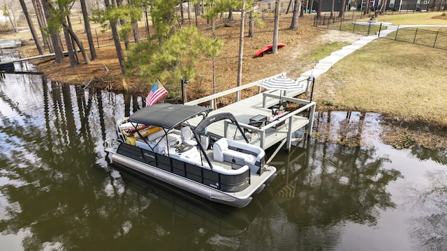 1762 James Loop Rd, Manning, SC 29102 - dock featuring a water view