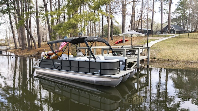 1762 James Loop Rd, Manning, SC 29102 - dock featuring a water view
