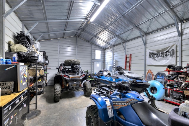 1762 James Loop Rd, Manning, SC 29102 - garage featuring metal wall