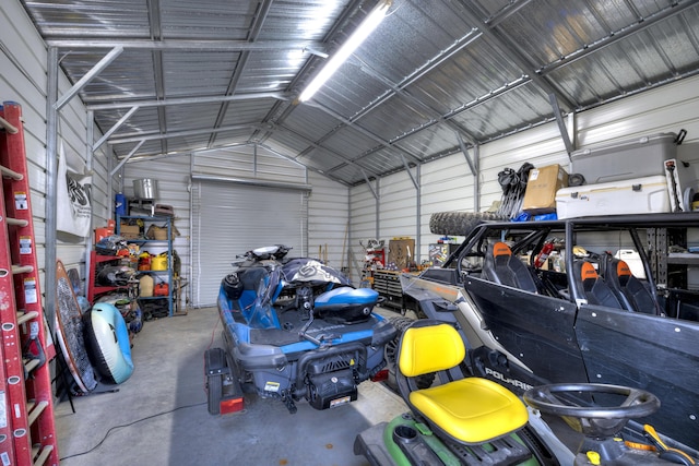 1762 James Loop Rd, Manning, SC 29102 - garage with metal wall