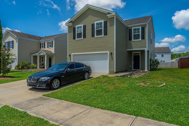 431 Buckhannon Ln, Moncks Corner, SC 29461 - traditional-style house featuring concrete driveway, a garage, and a front lawn