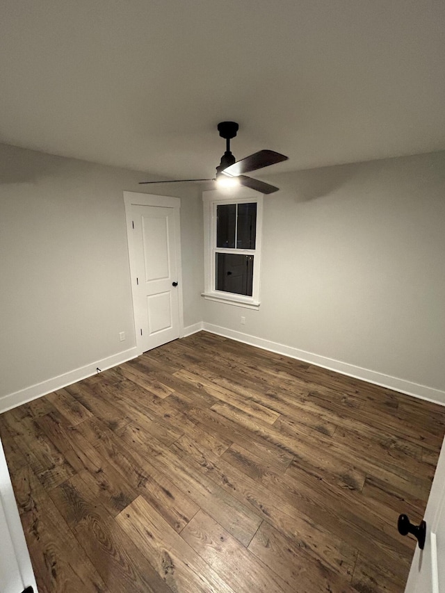 641 Magnolia Rd, Charleston, SC 29407 - spare room with ceiling fan and dark wood-type flooring
