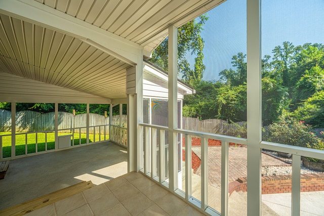 balcony featuring a patio