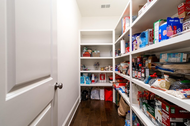 view of pantry