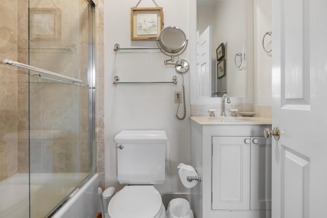2 Bedons Aly, Charleston, SC 29401 - full bath featuring toilet, vanity, and combined bath / shower with glass door