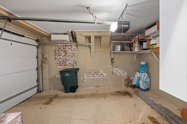 2 Bedons Aly, Charleston, SC 29401 - garage with a garage door opener and a wall unit AC