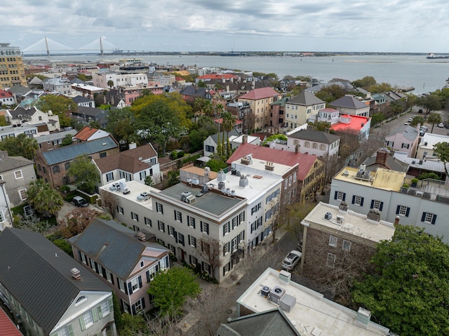 2 Bedons Aly, Charleston, SC 29401 - birds eye view of property featuring a water view