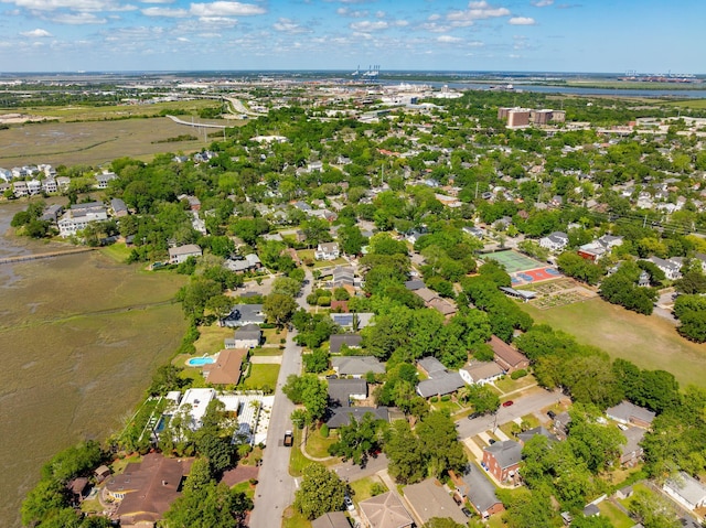 bird's eye view featuring a residential view