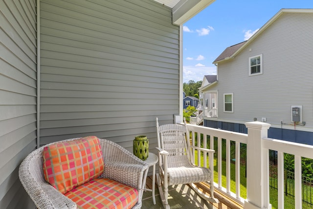 129 Martins Point Dr, Wando, SC 29492 - view of balcony