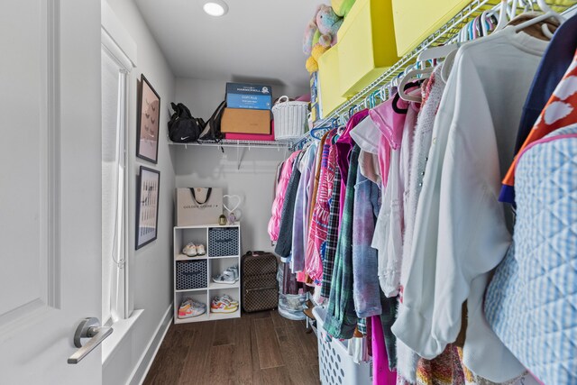 129 Martins Point Dr, Wando, SC 29492 - spacious closet with wood finished floors