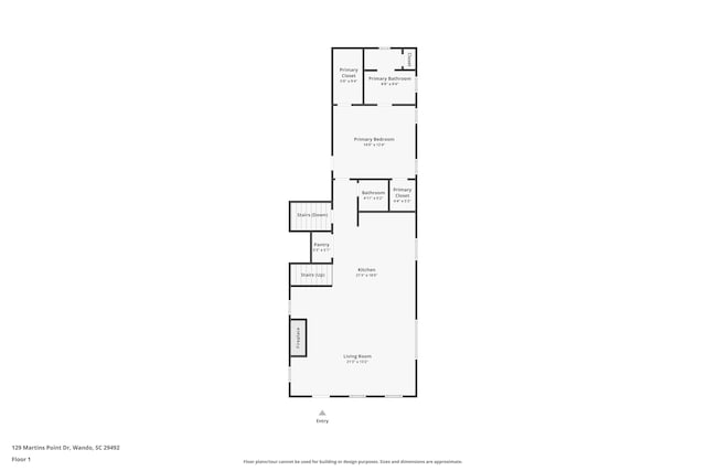 129 Martins Point Dr, Wando, SC 29492 - view of home floor plan