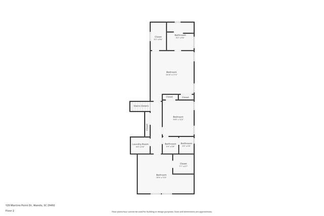 129 Martins Point Dr, Wando, SC 29492 - view of room layout