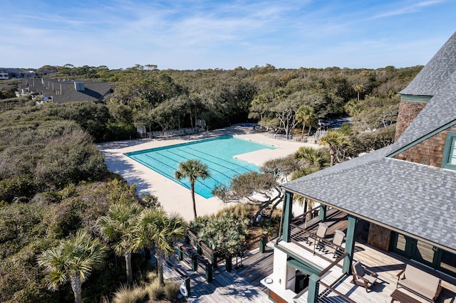 community pool featuring a patio