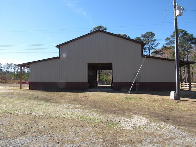 view of outbuilding