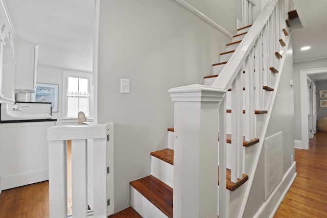 2060 Wappoo Hall Rd, Charleston, SC 29412 - stairs with wood finished floors