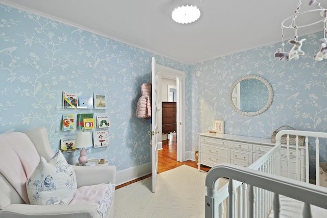 2060 Wappoo Hall Rd, Charleston, SC 29412 - bedroom featuring wood finished floors, ornamental molding, and baseboards