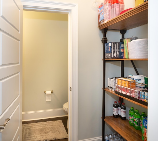 bathroom with toilet