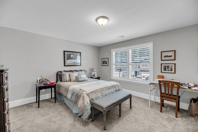 1173 Triple Crown Ct, Mount Pleasant, SC 29429 - bedroom with baseboards, visible vents, and light carpet