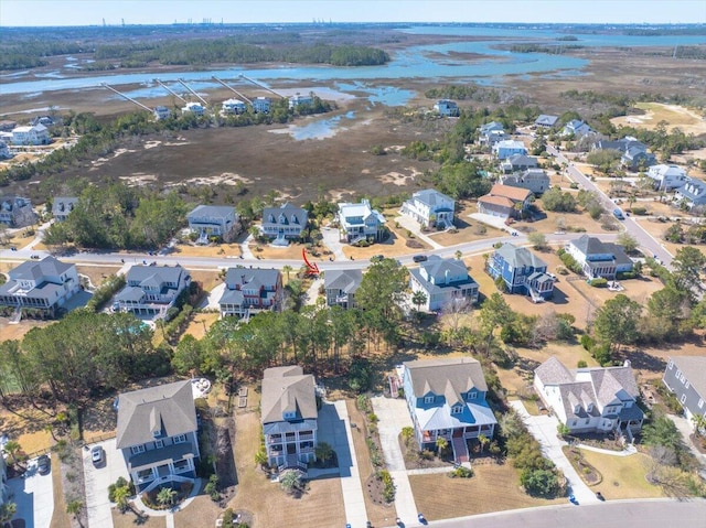 bird's eye view featuring a residential view