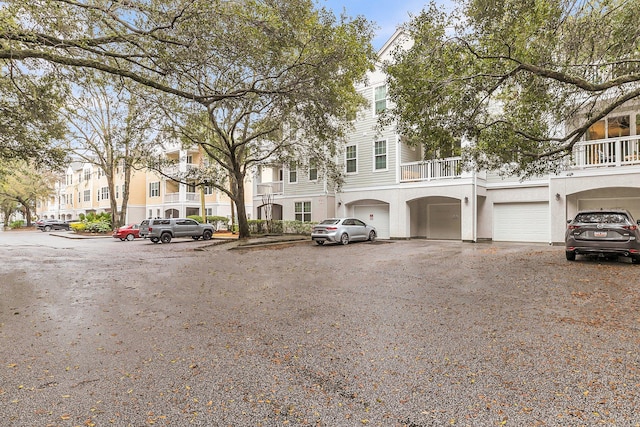 view of front of home with a residential view