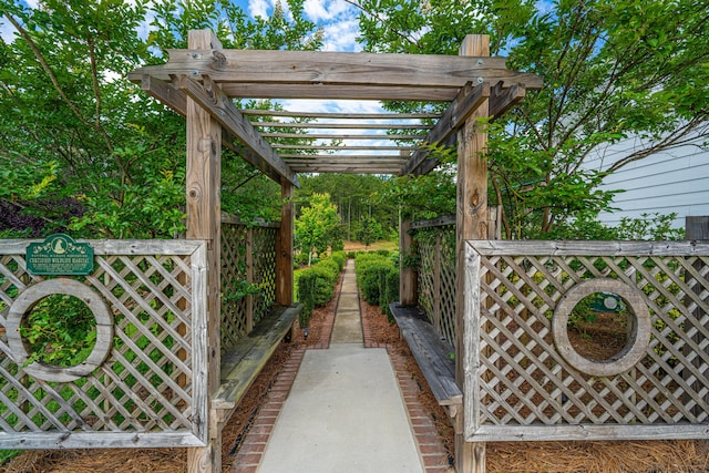 225 Camber Rd, Huger, SC 29450 - view of patio / terrace featuring a pergola