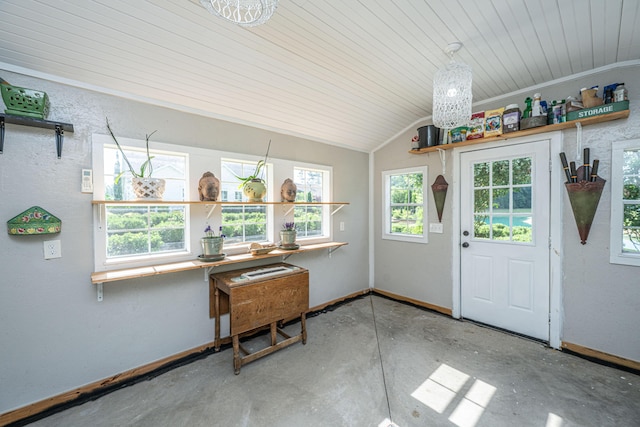 225 Camber Rd, Huger, SC 29450 - sunroom / solarium featuring vaulted ceiling
