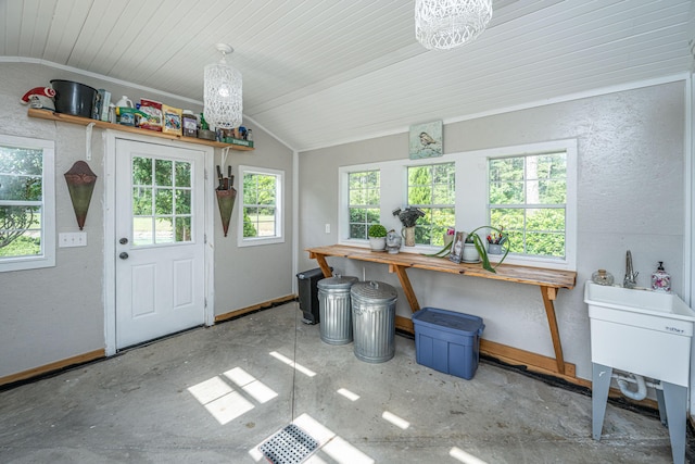 225 Camber Rd, Huger, SC 29450 - sunroom / solarium featuring lofted ceiling