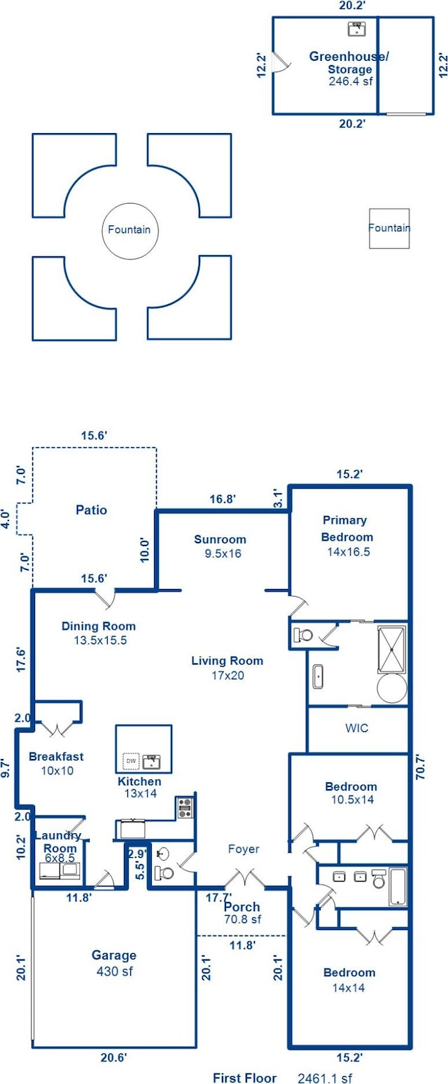 225 Camber Rd, Huger, SC 29450 - home floor plan