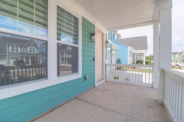 1238 Homecoming Blvd, Ravenel, SC 29470 - exterior space featuring covered porch