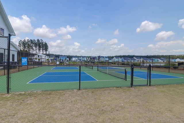 1238 Homecoming Blvd, Ravenel, SC 29470 - view of sport court featuring a yard, fence, and a residential view