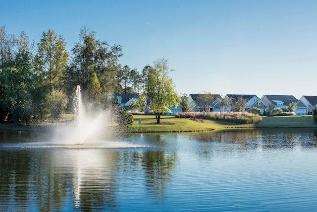 view of water feature