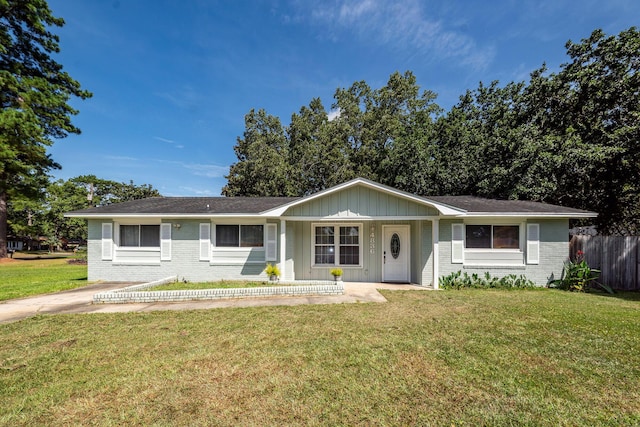 4836 Hillock Ave, North Charleston, SC 29418 - single story home with brick siding and a porch
