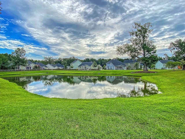 water view with nearby suburban area